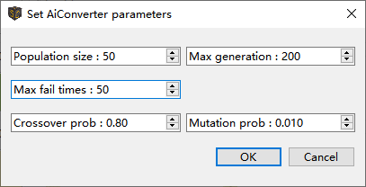 GA Converter Parameters