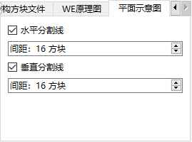 Flat Diagram options